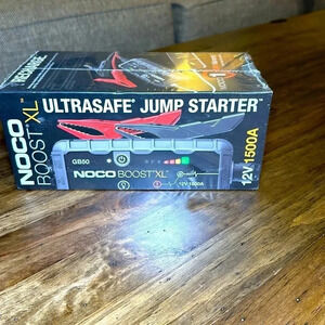 NWT NOCO BOOST XL 12V 1500A GB50 Ultrasafe Jump Starter for Automobiles (SEALED)